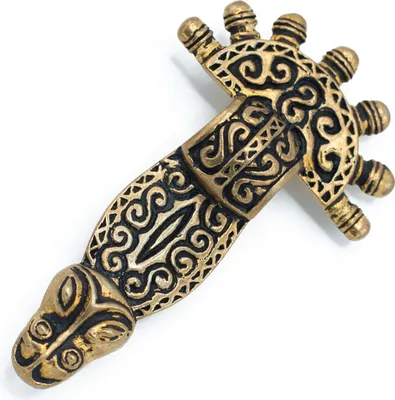 Produktbild von Fränkische Bügelfibel Merowinger bronze