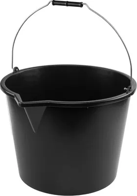 Produktbild von Bradas Baueimer mit Ausgießer 5 Liter PP schwarz