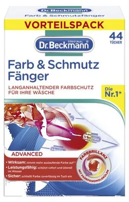 Produktbild von Dr. Beckmann, Farbfang- und Schmutzentfernungstücher, 44 Stück