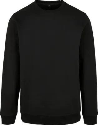 Produktbild von Build Your Brand Basic BB003 | Herren Basic Crewneck Regular Fit - Farbe: Black - Größe: 5XL