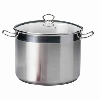 Produktbild von KARL KRÜGER Univerzální hrnec Maxi 20 l z nerezové oceli se skleněnou poklicí