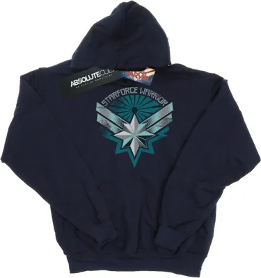 Immagine prodotto di Marvel - Felpa con cappuccio "Starforce Warrior" per ragazzi BI5596 (128) (blu navy)
