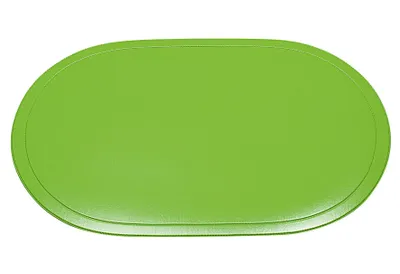 Produktbild von SALEEN Tischset oval Kunststoff 45,5x29cm apfelgrün