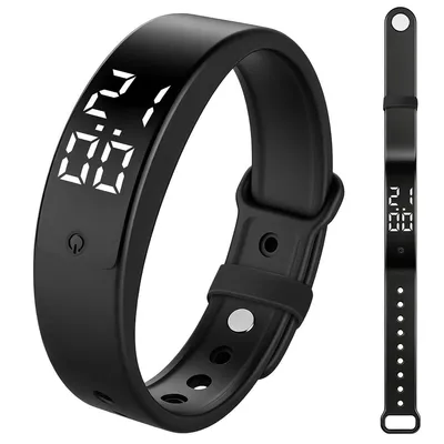 Produktbild von Vibrations-Wecker-Armband, stiller Vibrationswecker mit Schnalle, Timer, 10 Tagesalarme, Medikamenten- & Trink-Erinnerung, für Kinder & Erwachsene