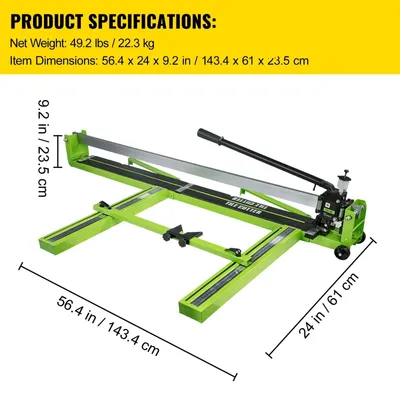 Immagine prodotto di Tagliapiastrelle manuale - 80 cm - per Vetroceramica e porcellana - con laser a infrarossi