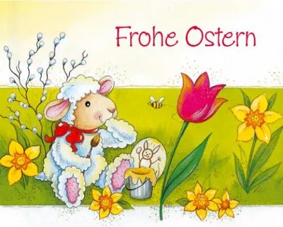Produktbild von Ostern - Mini-Karten - Glückwunschkarte im Format 6,5 x 8 cm mit