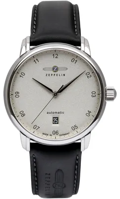 Produktbild von ZEPPELIN 8652-1 Uhr Herrenuhr Lederarmband Datum schwarz