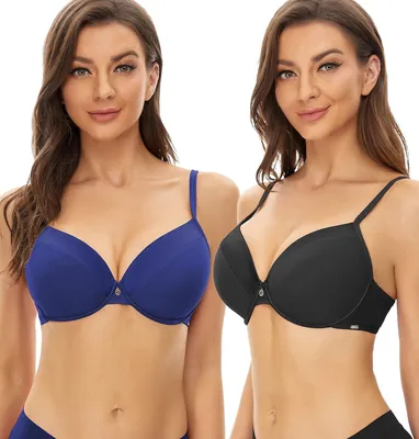 Produktbild von SHEKINI Push-up-BH mit Trägern im Set, 2 Stück, Größe 38