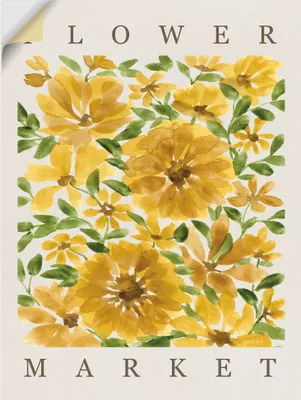 Produktbild von ARTland Wandbild, selbstklebend Sunflower Blooms Größe: 45x60 cm