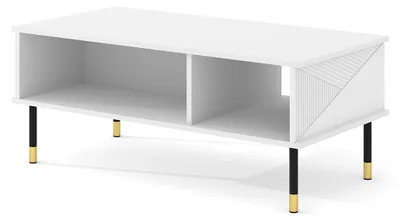 Immagine prodotto di Tavolino da caffè Aglaé, bianco, 110 cm
