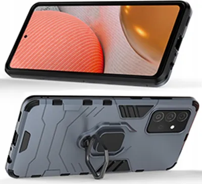 Obrázok produktu pre Puzdro Ring Armor + magnetický držiak pre Samsung Galaxy A72 Blue