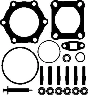 Produktbild von MAHLE 228 TA 17637 000 Montagesatz Turbolader für MAN TGX TGA TGS E 2000 F 2000
