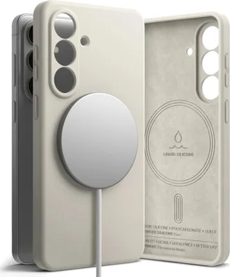 Obrázek produktu pro Silikonové pouzdro Ringke MagSafe pro Samsung Galaxy S26 - béžové