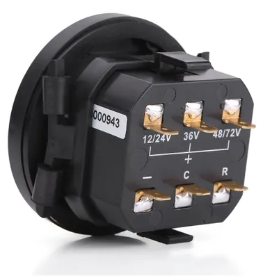 Produktbild von 12 V/24 V/36 V/48 V/72 V LED-Digitalanzeige für die Batterieladung mit Betriebsstundenzähler für Golfwagen