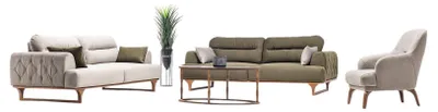 Obrázek produktu pro Sofa Set Wohnzimmergarnitur Garnitur Polstergruppe Couch Sofagarnitur 3+3