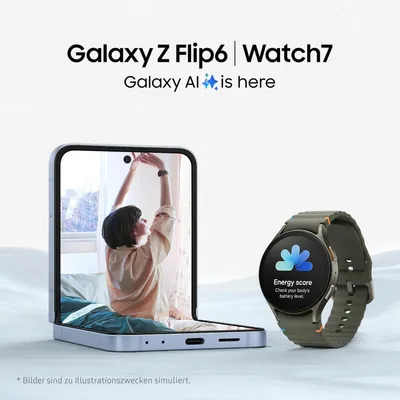Zdjęcie produktu dla Samsung Galaxy Watch7, 3,3 cm (1.3"), AMOLED, Ekran dotykowy, Wi-Fi, GPS, 28,8 g