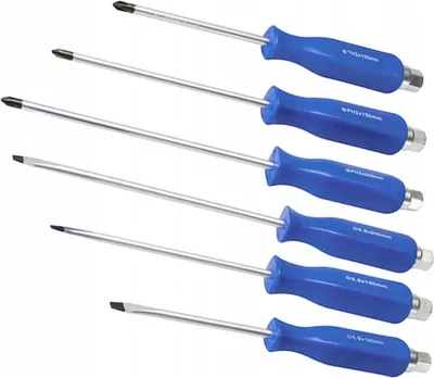 Image de GEKO Jeu de tournevis à percussion 6pcs, CrV G30586