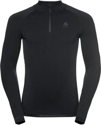 Produktbild von ODLO BL TOP Turtle neck l/s half zip PERFORMANCE WARM ECO SCHWARZ L