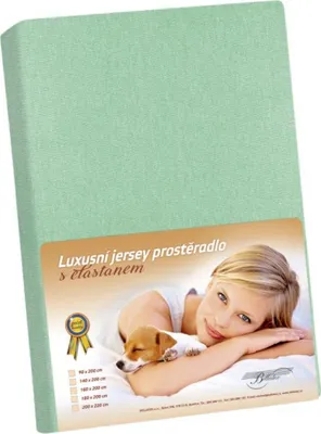 Obrázok produktu pre Jersey LUX - 200x220 cm - zelená