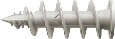 Productafbeelding van Fischer 570348, Wandplug, Geschikt voor gipsplaat, Kunststof, Grijs, Torx, TX40