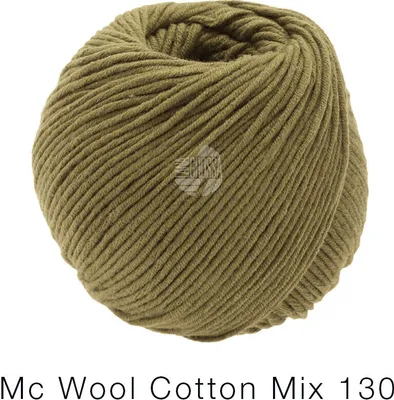 Produktbild von Lana Grossa Baumwolle Mix 130 (McWool), Farbe:175 - Sandbraun