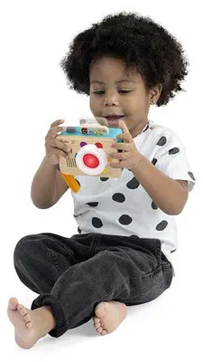Produktbild von Baby Einstein Spielzeugkamera - pädagogisches Holzspielzeug für Babys