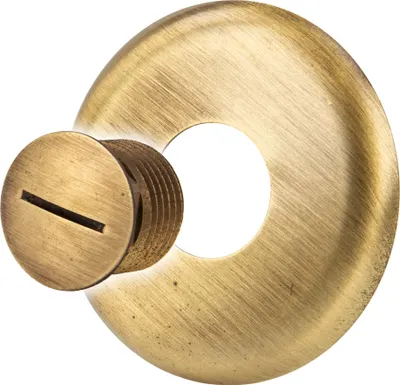 Produktbild von tecuro Verschluss - Stopfen AG G 1/2 Zoll, mit Rosette - Messing bronze