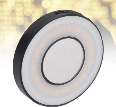Obrázek produktu pro Magnetické selfie světlo pro telefon, 2500-9000 K, dobíjecí, 36 LED, náplň s klipem, selfie, videokonference, vlogování