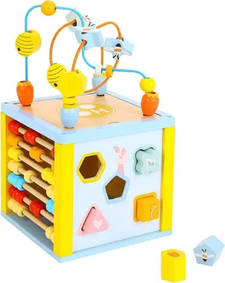 Produktbild von Multiaktivitätswürfel aus Holz - Winnie the Pooh
