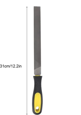 Image de 8 -pouces -M��le plat - Acier -Fichier Lame abrasive avec outil de façonnage de manche pour les fines lames de métal