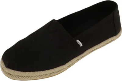 Produktbild von Toms Alpargata Rope Frauen Recycelt Le wand Vegane Schlupf Auf Turnschuhe Schwarz – 6 UK - 38,5 EU - 8 US / Schwarz