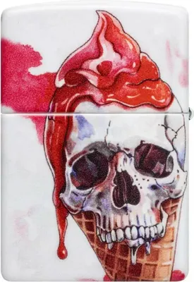 Produktbild von ZIPPO Feuerzeug SKULL ICE 60007479