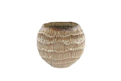 Produktbild von Rasteli Blumentopf Braun-Multicolor D 23 cm H 19 cm