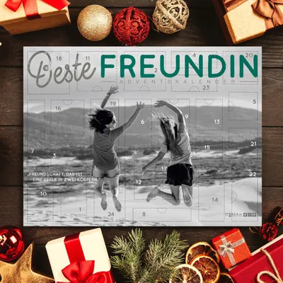 Produktbild von itenga Adventskalender gefüllt "Beste Freundin"