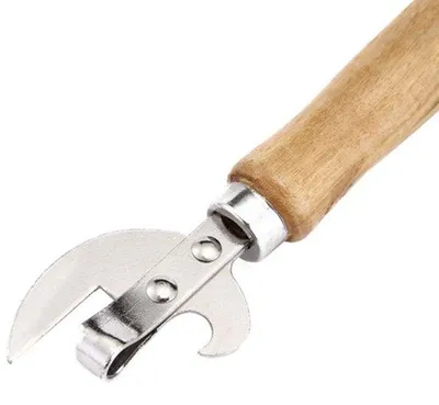Image de Ouvre-bouteilles avec manche en bois, ouvre-bouteilles en métal pratiques