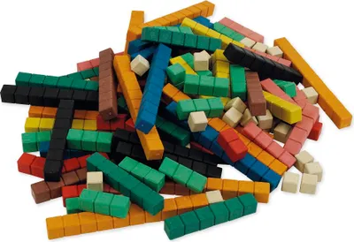 Produktbild von TimeTEX Rechenstäbe aus RE-Wood, 126-tlg., in Stapel-Box