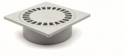 Produktbild von Hofablauf flach Bodenablauf Kellerablauf 250 x 250 mm Entwässerung Terrasse 221P