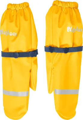 Immagine prodotto di Guanti Playshoes Matsch, foderati in pile, unisex, per bambini, gialli, taglia 3 (circa 4-6 anni)