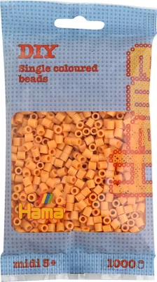 Produktbild von Hama Bügelperlen midi teddybär braun im Beutel 5,0 mm 1.000 Bügelperlen