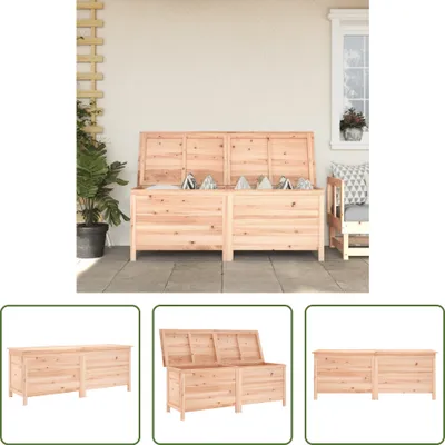 Produktbild von The Living Store Gartentruhe 150x50x56,5 cm Massivholz Tanne