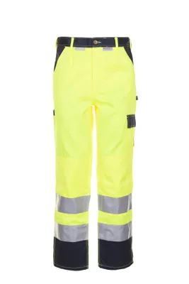 Produktbild von Planam Warnschutz Bundhose zweifarbig Gr. 68 gelb/marine