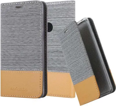 Image de Cadorabo Housse pour Google PIXEL 3 Housse grise pour téléphone portable Etui Book Case Cover