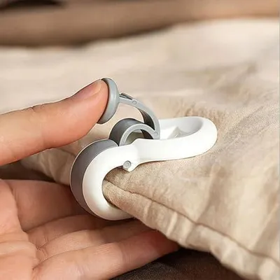 Produktbild von Bettdeckenklemmen - Rutschfeste Halterungen für Bettwäsche | 6-teiliges Set zur Sicherung von Kissen, Vorhängen und Decken
