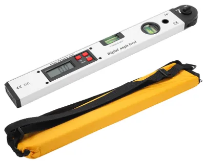 Produktbild von 400-mm-Wasserwaage, klappbar, digitale Anzeige, Winkelmesser, elektronische Wasserwaage, digitaler Winkelmesser