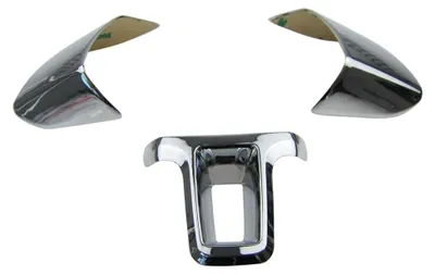 Produktbild von ALU Lenkrad Abdeckung Blenden Clip Chrom im 3tlg für VW Golf 6 IV Jetta Polo 6R