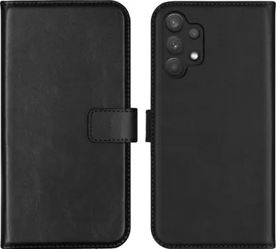 Zdjęcie produktu dla Selencia Etui ze skóry naturalnej na Samsung Galaxy A32 (5G) - Czarny