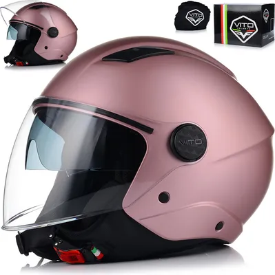 Produktbild von Jethelm Motorradhelm | VITO SARENTA | Helm mit integrierter Sonnenblende Jet Gr.L 59cm