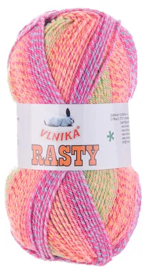 100g Rasty Strick-Wolle Blätterwald