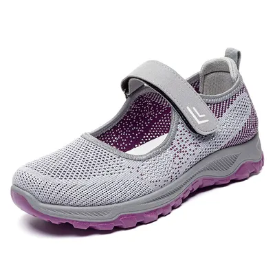Imagen del producto de Zapatos de senderismo para mujer, color gris, talla 39