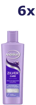 Produktbild von 6x Andrélon Shampoo Silver Care 250 ml